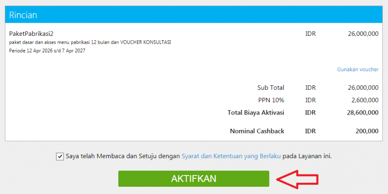 cara menggunakan promo accurate